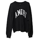 Amiri Bandana-Print-Sweatshirt aus schwarzer Baumwolle