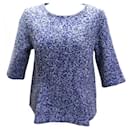 NEW CHRISTIAN DIOR SWEATER SIZE 38 M IN BLUE WOOL NEW BLUE WOOL TOP SHIRT - Christian Dior
