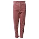 Isabel Marant Regular Fit Jeans aus rosafarbenem Baumwolldenim