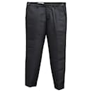 Jil Sander Straight Pants in Black Cotton