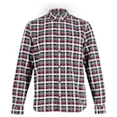 Acne Studios Checked Flannel Shirt in Multicolor Cotton