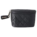 Chanel Vintage Belt Bag in Black Caviar Leather