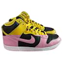Nike Dunk High SP Sneakers in 'Varsity Maize' Yellow Black Leather Size UK9.5 - Autre Marque