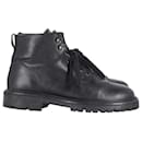 Isabel Marant Camp Lace-up Boots in Black Leather