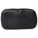 Mulberry Lanyard Pouch Bag in Black Leather