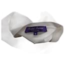 Camiseta a rayas en viscosa blanca de Ralph Lauren Purple Label - Autre Marque