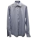 Ermenegildo Zegna Comfort Fit Button Down Shirt in Light Blue Cotton
