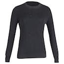 Suéter de cuello redondo Givenchy en algodón negro