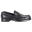 Tod's Penny Loafers in Black Leather 