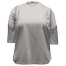 Dion Lee Utility Contour Cutout T-Shirt aus weißer Baumwolle - Autre Marque