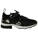 Fendi Wmns FF Freedom Sneakers in  'Brown Black' Technical Mesh