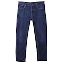 Jeans de corte reto Maison Margiela em jeans de algodão azul - Maison Martin Margiela