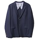 Gucci Single Breasted Blazer in Navy Blue Cashmere 
