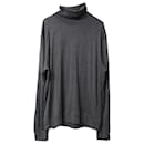 Brunello Cucinelli Turtleneck Sweater in Grey Silk   