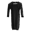 Isabel Marant black lace dress