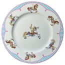 Tiffany & Co Raro Nuovo di zecca 3 pezzo Set di piatti per bambini Carosello