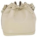 LOUIS VUITTON Epi Petit Noe Shoulder Bag White Yvoire M4084J LV Auth 39066 - Louis Vuitton