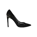 Louis Vuitton Perforated Suede Eyeline Pumps