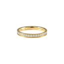 Wedding ring full set of yellow gold diamonds 750%O - Autre Marque