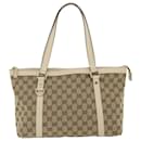 Beige Supreme Canvas-Einkaufstasche von GG Abbey - Gucci