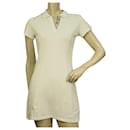 Burberry White Short Sleeve Polo Mini Length Dress size 12 yrs Girl or XXS Women