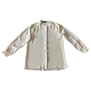 ivory silk crepe blouse Adolfo Dominguez T. S (36-38)