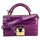 Exclusive Stalvey top handle alligator bag crossbody luxury bag - Autre Marque