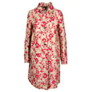 Valentino Silk Blend Jacquard Coat