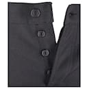Tom Ford Slim Fit Tech Trousers in Black Cotton Twill