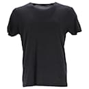 Camiseta lisa de manga curta Tom Ford em lyocell preto