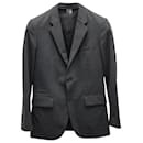 Theory Tailored Single-Breasted Blazer in Grey Wool