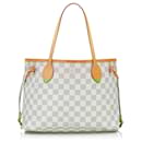 Louis Vuitton White Damier Azur Neverfull PM