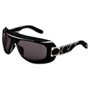 Senhora 95.22 M1Os óculos de sol de máscara negra - Dior