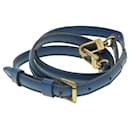 LOUIS VUITTON Epi Shoulder Strap 35.8""-42.9"" Blue LV Auth 39266 - Louis Vuitton