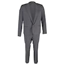 Einreihiger Dior-Anzug aus grauer Wolle