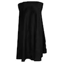 Alaia Sleeveless Swing Dress in Black Viscose - Alaïa