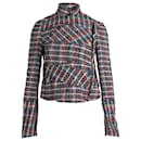 Victoria Beckham Tweed Jacket in Multicolor Cotton