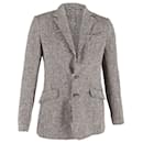 Dolce & Gabbana Single-Breasted Jacket in Grey Wool