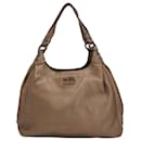 Coach Madison Hobo Bag in Bronze Leather