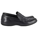 Prada Sports Slip On Loafers in Black Leather 