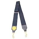 Anya Hindmarch Winking Shoulder Strap in Navy Blue Leather