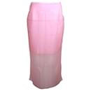 Rejina Pyo Midi Skirt in Pink Polyurethane