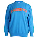 Suéter Sandro Flashback com estampa de caxemira azul