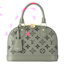 LV Alma Pink leather Broderie Anglaise animation - Louis Vuitton