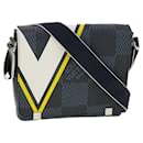 LOUIS VUITTON Damier Cobalt District PM Shoulder Bag N44002 LV Auth 39375 - Louis Vuitton