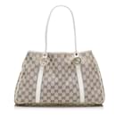 Gucci Brown GG Canvas Twins Tote