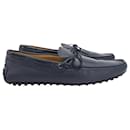 Tod's Gommino Driving Shoes in Navy Full-Grain Leather