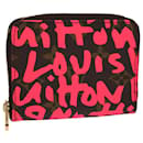 LOUIS VUITTON Monogram Graffiti Zippy Coin Purse Pink LV Auth yk6370 - Louis Vuitton
