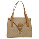 CELINE Macadam Canvas Shoulder Bag PVC Leather Brown Beige Auth 39943 - Céline