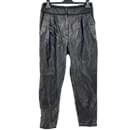 GIVENCHY  Trousers T.fr 36 Leather - Givenchy